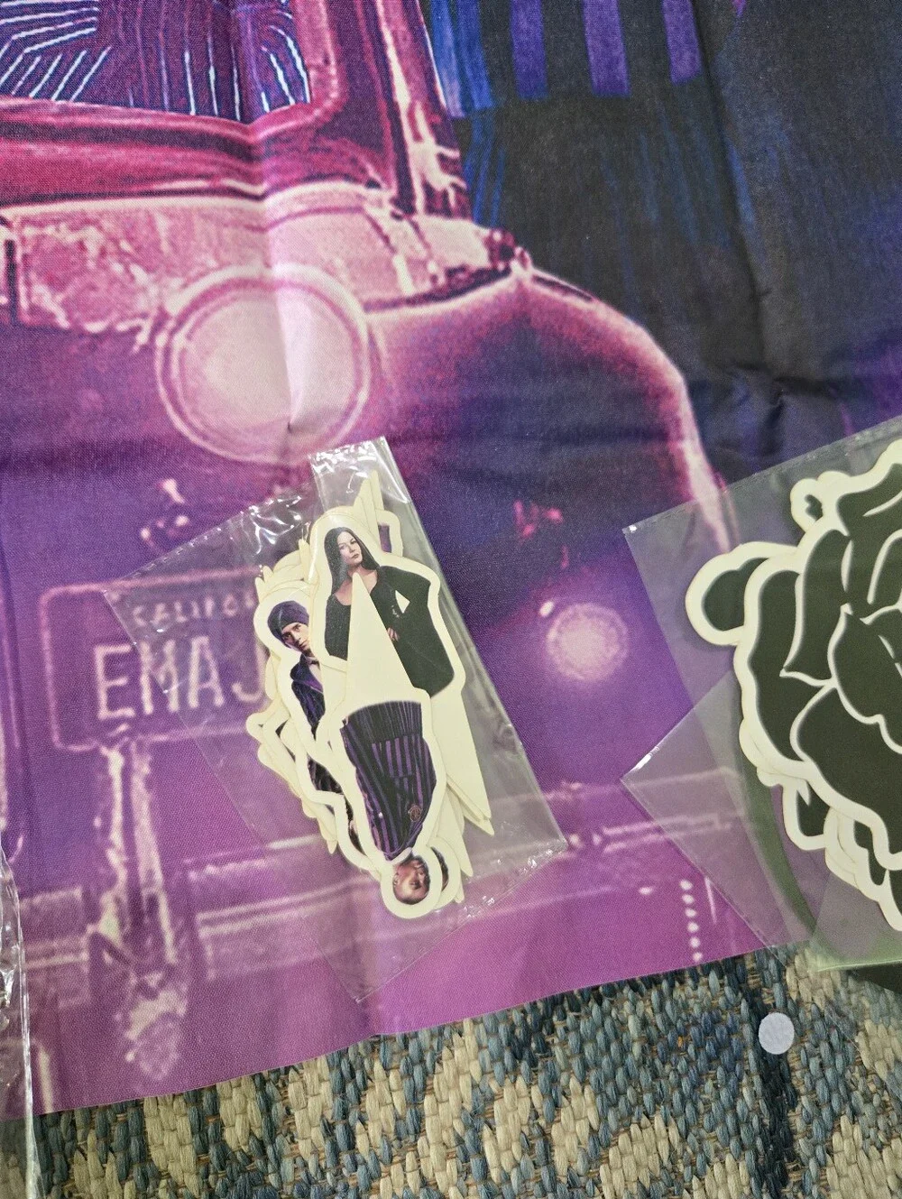 Purple Gothic Party Backdrop Banner - Home Party Supplies